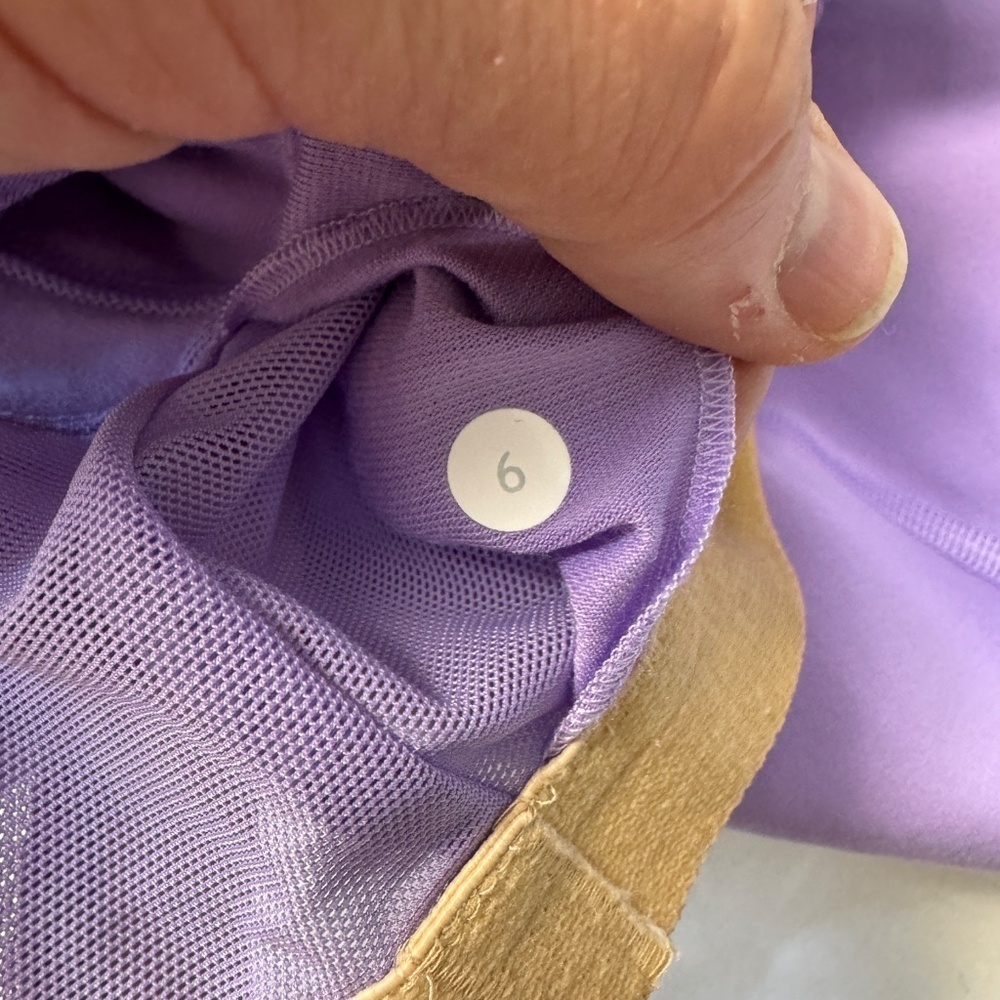 Lululemon Women's Purple Dance Strap Open Back Activewear Tank‎ Top Size 6 - Picture 7 of 12